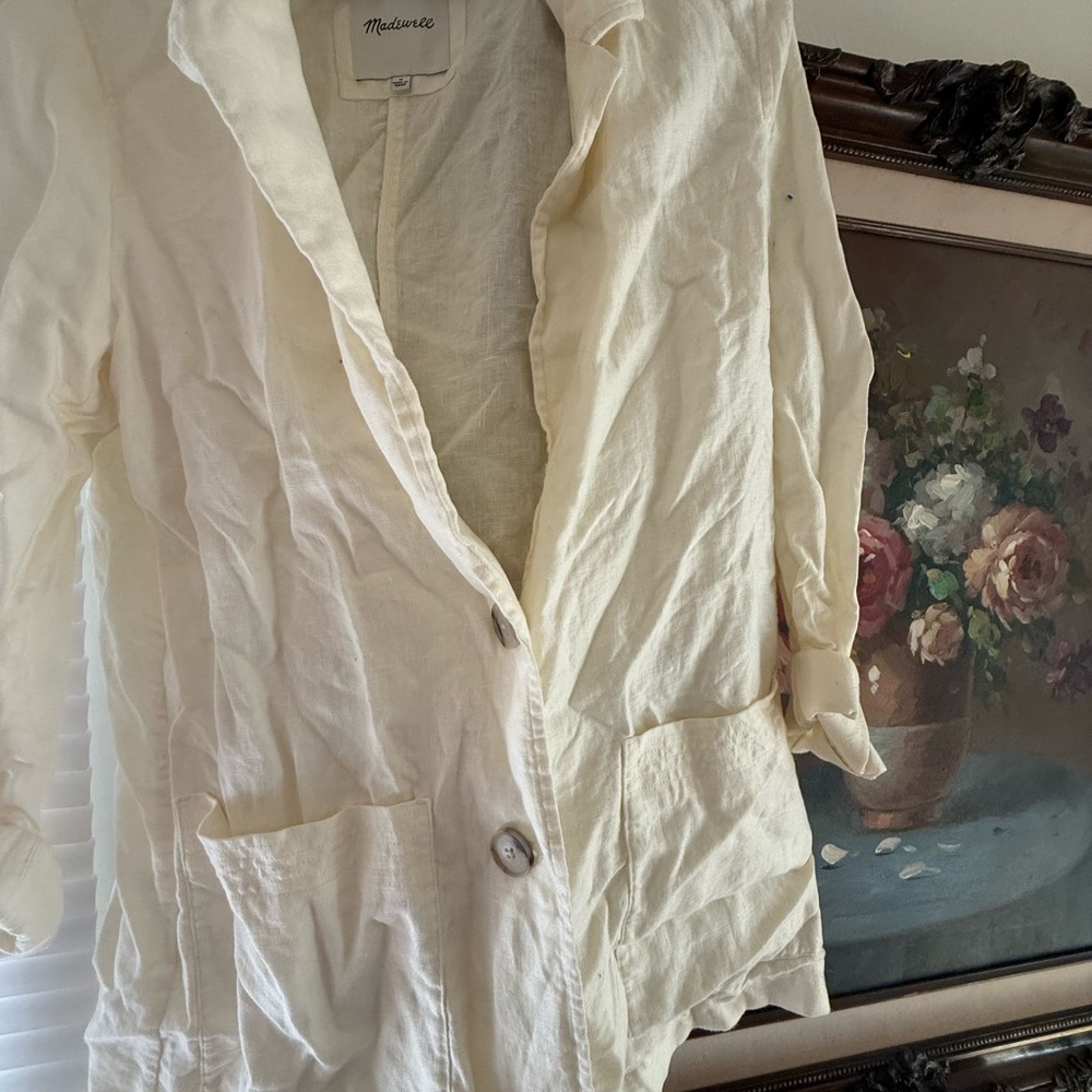 Madewell Cream Women's Blazer